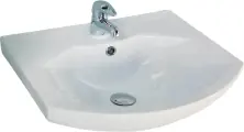 Мебельная раковина AQUATON Смайл 50 фаянсовая, раковина для ванной, белая, полукруглая