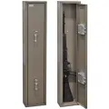 Оружейный сейф шкаф Контур Д-3 на 2 ружья. Макс. высота ружья 980 мм. 200х120х1000 мм. Ключевой замок. Соответствует требованиям МВД РФ.