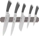 Набор кухонных ножей Agness Монблан, 6 предметов, с магнитным держателем