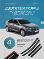 Дефлекторы боковых окон VOLKSWAGEN POLO VI лифтбэк 2020-2022