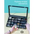Шкатулка органайзер для хранения украшений и бижутерии большая A287-1