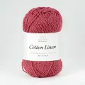 Пряжа для вязания Infinity Design Cotton Linen (4335 Raspberry Cream) 2 мотка