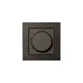 Диммер поворотно-нажимной Liregus Epsilon антрацит 28-111