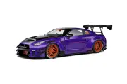 Модель коллекционная SOLIDO Nissan skyline gt-r (R35) lbwk bodykit type 2 purple-metallic