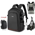 Рюкзак для камеры, портативный водонепроницаемый рюкзак для фотосъемки на открытом воздухе, подходит для SONY, Canon, Nikon, объектива, универсального шарнира, дрона, Black