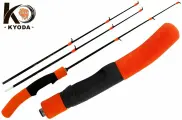 Удочка зимняя KYODA 50 см, 2 шестика (стеклопластик, карбон)