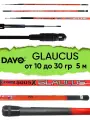 Удилище маховое без колец телескопическое Dayo Glaucus 5м Сarbon