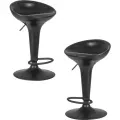 Набор 2 шт. Стул барный DOBRIN BOMBA BLACK, LM-1004-BlackBase, чёрный