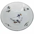 Thun Чешский фарфор салатник круглый 25 см, Констанция коллекция Гуси