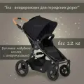Прогулочная коляска Bumbleride Era / Dusk Premium, 4-колесная, всесезонная, амортизация