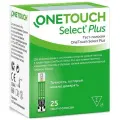 OneTouch тест-полоски Seleсt Plus, 25 шт.