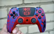 Беспроводной контроллер DualSense Кастомизированный Барселона Месси для PS5