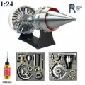 Модель авиационного двигателя 1:24, перезаряжаемая модель, которую можно запустить, 47 см.