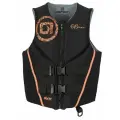 Спасательный жилет неопрен женский O'Brien VEST TRADITIONAL WMS CORAL черно-оранжевый размер S (2232151)