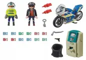 Конструктор Playmobil City Action - Полицейский мотоцикл: Погоня за преступником - Плеймобиль 70572