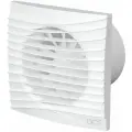 Вытяжной вентилятор 125 белый матовый с обратным клапаном SILENT 5C Matt white