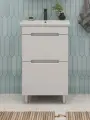 Тумба напольная SanStar Адель 50 Без раковины для ванной комнаты, белая
