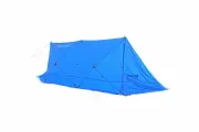 Шатер HIGASHI Double Standart, для зимней рыбалки, синий, водонепроницаемый, до 4 чел