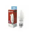 Светодиодная лампа 6Вт Е27 6500К LED-СВЕЧА-VC IN HOME 5шт