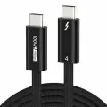Кабель Thunderbolt 4 (USB4, Type-C), 4К@144Гц, PD 100W, 40Gbps, нейлоновая оплетка, 1.5 метра