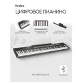 Цифровое пианино TESLER KB-8855 BLACK, Bluetooth, 88 кл, полноформатная клавиатура, 129 тембров, 127 ритмов