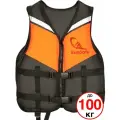 SupSafe спасательный жилет до 100 кг, 50-52 черный; оранжевый