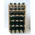 Винный стеллаж из дерева для 24 бутылок цвет дерева