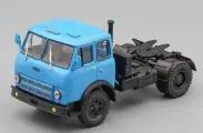Масштабная модель грузовика коллекционная Минский 504В седельный тягач (1970-1977), синий