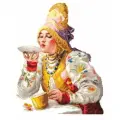 Чудесная Игла Набор для вышивания Боярышня за чаем (66-01), белый, 38 х 30 см