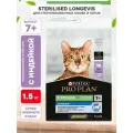 PRO PLAN CAT SENIOR 7+ STERILISED LONGEVIS для пожилых кастрированных котов и стерилизованных кошек старше 7 лет с индейкой (1,5 кг)