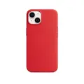 Чехол силиконовый Магсейф для iPhone 14 Red с анимацией NFC, Silicone case Магсейф для айфон 14 - Красный