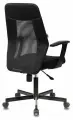 Кресло EChair-225 PTW-G к/з черный, сетка серая (TW-04)