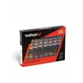 Набор акриловых красок Vallejo серии Game Color - Basic Advanced 72298, 16 шт по 18 мл