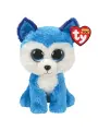 Мягкая игрушка TY голубая собачка-хаски Принц, 25 см