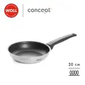 Сковорода WOLL (Германия) серия Concept для индукционных плит, d-20 см, h-4,5 см (фиксированная ручка)