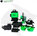 Лазерный уровень FANG TOOL нивелир 4D, 16 линий , зелёный луч, в кейсе