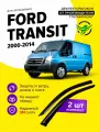 Дефлекторы боковых окон Ford Transit 4 (Форд Транзит) 2000-2005, 5 2006-2014, ветровики на двери автомобиля, ТТ