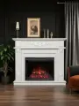 Электрокамин RealFlame Верона 26 WT МДФ с очагом Sparta 25,5, звуковая имитация, пульт, обогрев, имитация пламени