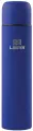 Термос Laima классический с узким горлом, 1 л, нержавеющая сталь, синий, 605124