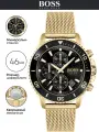 Наручные часы BOSS, черный, золотой