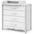 Комод пеленальный Felix Белый-Серый камень