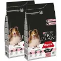 PURINA PRO PLAN ADULT DOG MEDIUM SENSITIVE SKIN для взрослых собак средних пород с чувствительной кожей с лососем и рисом (3 + 3 кг)