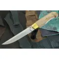 Атака нож Финского типа, сталь Х12МФ, сечение ромб, рукоять карельская береза