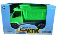 Самосвал ZEBRATOYS Active, зеленый, в подарок, большой кузов 31*17*18 см