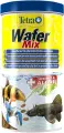 Корм основной с креветкой для плотоядных, травоядных донных рыб Tetra Wafer Mix таблетки 1000мл