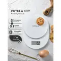 Весы кухонные Futula Kitchen Scale 1 белый, электронные, индикатор заряда батареи и перегрузки