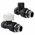 Набор термостатический прямой Royal Thermo Design 1/2М30х1,5 (Черный)