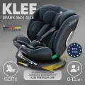 KLEE Spark i-Size 360 Deep Blue автокресло от 0 до 36 кг с IsoFix и легким вращением одной рукой