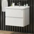 Тумба под раковину Onika Эвада 60 106156 подвесная цвет Белый