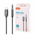 Аудиокабель AUX Lightning to 3,5mm Recci RH02 1 метр - Черный